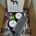 Adjustable Dog Wheelchair for Back Legs Mobility Support Lightweight Pet Wheelchair for Disabled Hind Legs Walking Stable Dog Cart for Pets, Pink (Small) (White 3XS for 3-6.6lb)