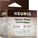 Keurig Water Filter Refill Cartridges, Replacement Water Filter Cartridges, Compatible with 2.0 K-Cup Pod Coffee Makers, 2 Count