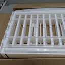 IRIS USA 24" 4-Panel Dog Playpen with Door, 35 x 35 x 24, Puppy Playpen, Dog Play Pen Indoors, Pet Fence, Puppies/Small Dogs, White