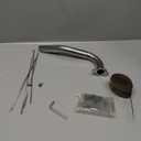 HIAORS Mini Bike Exhaust Pipe Header Kit Compatible with Predator 212cc 224cc 196cc Coleman CT200U BT200X CT200U-EX Baja Warrior MB200 MB165 KT196 6.5hp GX160 Clone Engine Go Kart Performance Parts (Silver)