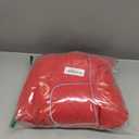 Lelepet Warm Dog Coat Waterproof Dog Jacket Reflective Fleece Vest with Adjustable Buckle Hook & Loop, Windproof Winter Jacket Dogs Coats for Small Medium Large Dogs, Red, XXXL (3XL)