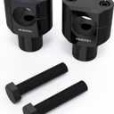 Motorcycle Handlebar Riser, Increase Handlebar Height by 38mm, Universal Motorcycle Accessories, Fits for Softail, Dyna, Road King, V-star, Sportster, Shadow, or Vulcan.