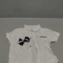 SANMIO Toddler Baby Boy Clothes Suit Gentleman Wedding Outfits, Formal Dress Shirt with Bowtie + Suspender Pants 12-18m