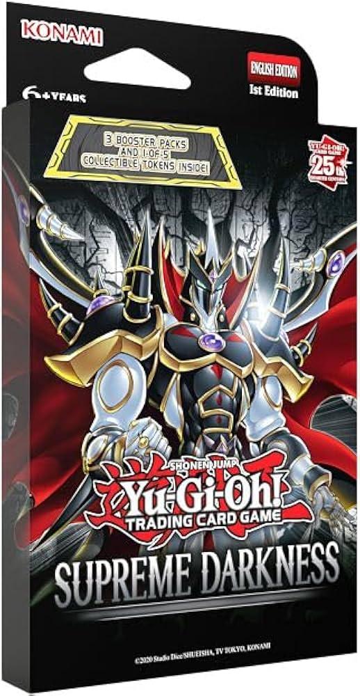 Konami Yu-Gi-Oh Supreme Darkness and Maze Of The Master Booster pack 3Pcs