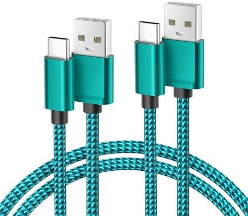 Basesailor USB Type C Charger Cable 3.3FT 2 Pack,Car Charging Cord for New iPhone 16 15 Pro Max Plus 2024,Samsung Galaxy S24 S23 S22 S21 S20 S10 FE Plus Ultra,A55 A54 A53 A52 A51,Google Pixel 8 9 XL