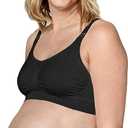 Medela Keep Cool Sleep Bra | Seamless Maternity & Nursing Bra with Full Back Breathing Zone and Soft Touch Fabric, M