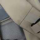 Extra large travel backpack for woman 40L Expandable airline approved backpacks 17.3 inch Laptop and USB Charging Port bags Durable Waterproof Casual bag for Weekender (Creamy white)