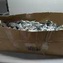 7.5ft Snow-Flocked Hinged Artificial Christmas Pencil Tree w/1189 Mixed Tips