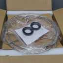 Seealle Farmhouse Table Lamps Set of 2 - Rustic Lamp for Bedroom Living Room, 22" Boho Bedside Lamps for Night Stands End Table Office Desk Lamp Nightstand with Linen Shades(Antique Green)