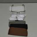 Reading Glasses for Men, 1.5 Blue Light Blocking Reading Glasses Metal Readers (3 Pack(gun/Black/Brown))