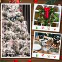 12 Pcs Vintage Neutral Textured Christmas Ball Ornaments 3.15 Inch Large Earth Tone Rustic Brown Bulb Ornaments Antique Shatterproof Distressed Farmhouse Modern Christmas Decor for Xmas Tree