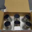 GIGALUMI Solar Lights Outdoor Waterproof, 12 Pack Solar Hanging Lights Garden Decor, Gifts for Women, Solar Outdoor Lantern Waterproof Cracked Glass for Yard, Fence, Tree(Warm White)