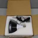 hooga Red Light Therapy Bulb, 660nm & 850nm Red & Near Infrared Light, 12 Dual-Chip LEDs, Targeted Light Bulb with Base & Braided Power Cord for Home Wellness Routine, HG24