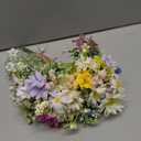 Giegxin Wildflower Wedding Bouquet for Bride Bridesmaid Spring Artificial Wildflowers Bridal Bouquet Fake Daisy Sunflower Boho Silk Floral for Wedding Arrangements Home Vase Centerpieces Outdoor Decor