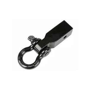 RAMPAGE PRODUCTS D-Ring Shackle Kit for 2" Receiver | Steel, Black | 8610 | Universal Fit