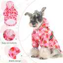 BEAUTYZOO Dog Raincoat Hooded with Harness Built-in for Small Medium Large Dogs Girls Boys, Dog Rain Jacket Slicker Poncho, Waterproof Dog Rain Coat Clothes for Winter Rainy Snowy Days, Pink M