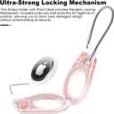 for AirTag Holder 4 Pack  Keychains Case Waterproof Replacement for Apple AirTag, Dog Collar, Luggage, Backpack, Travel & Outdoor Gear  Durable, Lightweight, and Secure (2pc Black/2pc White)