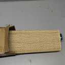 LazBlinds No Drill Bamboo Roman Shades, 28" W x 48" H, Star-Beige