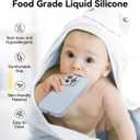 AOTESIER Magnetic for iPhone 16 Pro Max Case, [Compatible with MagSafe][Camera Protection], Food Grade Silicone Phone Case with [2 Screen Protectors], Anti-Scratch Lining, 6.9inch, Baby Blue