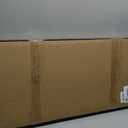 Furnnylane 3 Panel Room Divider and Folding Panel Screen,Bamboo Panel Divider Screen for Room Separation,Beige,67" H x 46" W