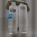 Samsung HAF-QIN-2P/EXP Genuine Refrigerator Water Filter, Reduces 99% of Harmful Contaminants for Clean, Clear Drinking Water, 6-Month Life, Easy Install, Pack of 2