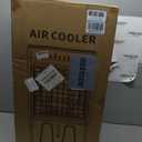 Swamp Cooler Air Conditioner, 4000 CFM Evaporative Air Cooler with 8-Gal Water Tank, 4 Modes, 3 Speeds, Remote, 12H Timer, Dry Burn Protection, Portable Windowless AC for Bedroom, Home, Office
