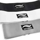 Victorem Resistance Hip Booty Bands Set - Fabric Bands for Glutes and Legs Exercise - with Digital Workout Guide