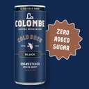 La Colombe Coffee, Cold Brew Black, Unsweetened, 11 fl oz Cans (Pack of 12), Coffeehouse Quality, Natural Sweetness, Specialty Grade Coffee Beans, Ready-to-Drink On-the-Go