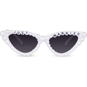 Bride Sunglasses Just married ' Glasses for Wedding Party Decoration, Cat Eye Glasses for Bride to Be Gift Accessories