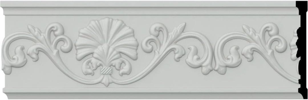 Endurathane Millin Chair Rail, 5"H x 5/8"P x 94 1/2"L, (10 5/8"Repeat), Factory Primed