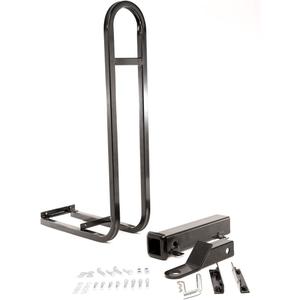 Rear Seat Trailer Hitch with Receiver and Grab Bar for Back of Golf Cart