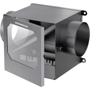 Upgrade Indoor Dryer Duct Lint Trap Kit, Dryer Lint Catcher with Stainless Steel Mesh & 4in - 8FT Dryer Vent Hose, Water Drawer, Secondary Lint Trap for Gas or Electric Clothes Dryers