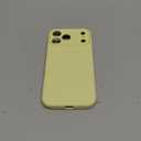 LOVE 3000 Designed for iPhone 17 Pro Max Case, Premium Silicone [Compatible with Magsafe][Soft Anti-Scratch Microfiber Lining] Shockproof Protective Phone Case for Men Women 6.9", Creamy Yellow