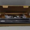 Curtain Rods Adjustable Heavy Duty Curtain Rods for Windows, Decorative Modern Window Treatment Rod, Telescopic Splicing Metal Drapery Pole, Easy Installation, Black, for Windows 72 to 144 Inch