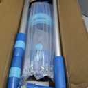 Cordless Pool Vacuum for Inground & Above Ground Pools: 23.8 GPM Powerful Stable Suction, Telescopic Pole up to 90.6", 60-Min Runtime, Extra-Large Filter & Rechargeable Pool Cleaner for Spas/Hot Tubs