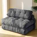 MAXYOYO Folding Sofa Bed, Convertible Chair Bed with Pillow, Full