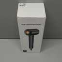 160000 RPM High-Speed Ionic Hair Dryer, Lightweight Portable Blow Dryer with 500 Million Negative Ions, Black