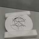 2PK 15.8 Inch LED Flush Mount Ceiling Light, 32W, 3480LM, 3000K/4000K/6000K CCT Selectable, Round Flat Panel Light Low Profile Ceiling Fitures for Hallway, Kitchen, Bedroom, Laundry Room (White)