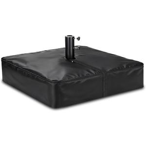 Rileytee Patio Umbrella Base Cover, Outdoor Heavy Duty 600D Waterproof Anti-UV Square Umbrella Stand Base Covers (25"L x 25"W x7"H-Black)