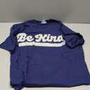 Be Kind Women Positive Inspirational Kindness Retro Vintage T-Shirt, Large