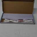 Under Cabinet Lighting Plug in, 16 Inch 4 Pcs, Linkable AC120V 3CCT 3000K/4000K/5000K Ultra Slim, LED Under Cabinet Lights for Counter Light, Kitchen, Shelf, Sink, Workshop, Desk, White