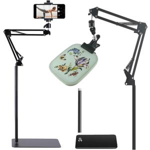 Embroidery Hoops Stand Lap Nurge Embroidery Hoop Stand Lap Embroidery Stands for Hand Work Needlepoint Stand Nurge,Embroidery Holder Stand Embroidery Stand Lap Suitable for Embroidery Kit and