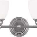 Livex Lighting 13662-05 Somerville 2-Light Bath Light, Chrome, 15 x 6.5 x 9