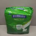 FitRight Extra+ Adult Diapers, Disposable Incontinence Briefs, Leak-Proof Diaper, Absorbent Briefs for Men and Women, Maximum Protection, 2XL, 60 70 in, 20 Briefs per Bag, 20 Count