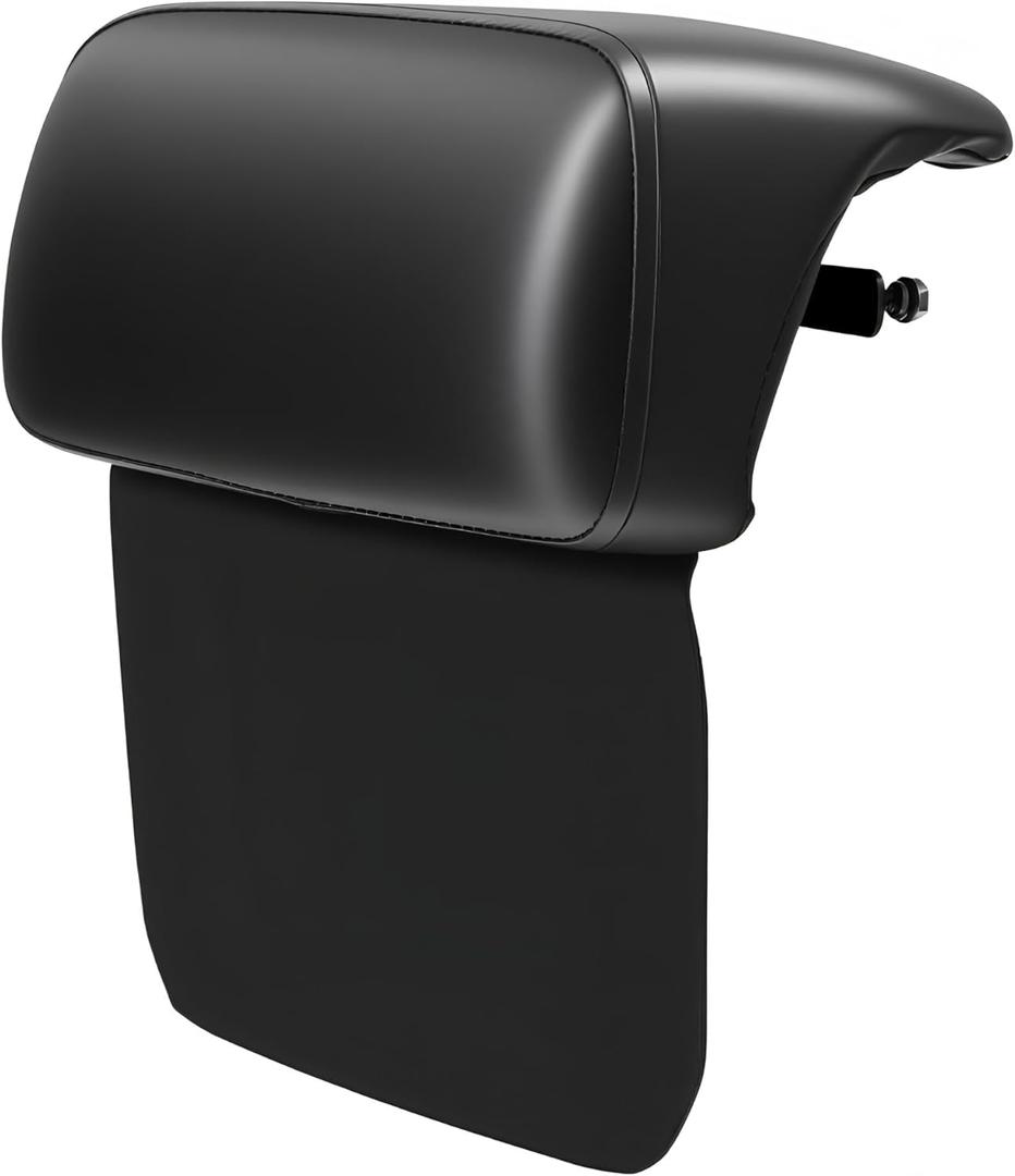 Motorcycle Chopped Razor Tour Pak Backrest Pad Compatible with Harley Touring Models 1997-2013 Road King Street Glide Electra Glide - Low Profile Passenger Support Cushion