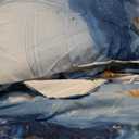 Marble Comforter Set King Size Blue Marble Texture Abstract Comforter Gold Modern Fluid Marbling Soft Breathable Microfiber Cottagecore Bedding Set 3 Pcs for Bedroom Decor