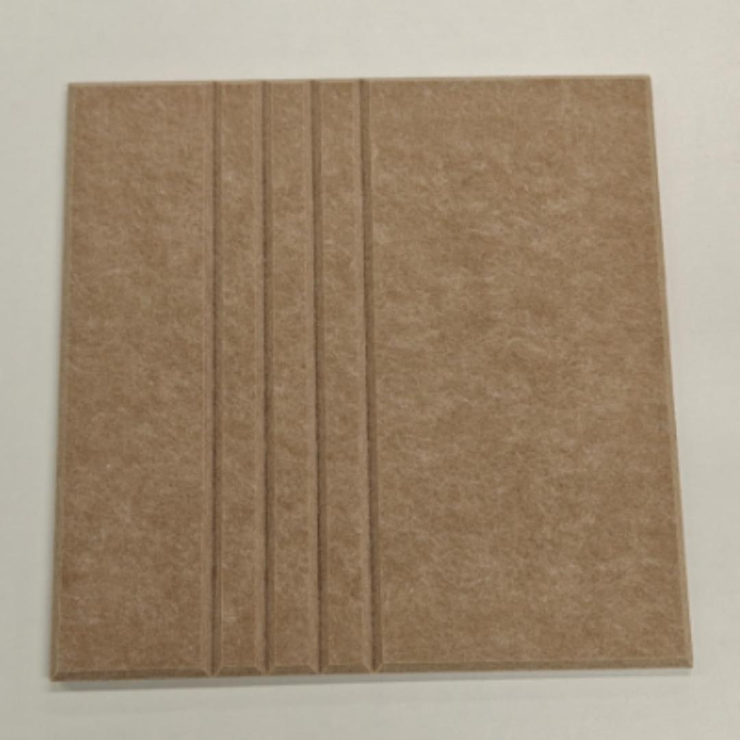 12PCS Acoustic Panels (Harmony Grooved, Camel Hazel)