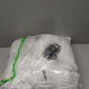 MIULEE Pinch Pleated Thick Linen Curtains 96 Inch 4 Panels Set Back Tab Memory Trained Pinch Pleat Semi Sheer Light Filtering Privacy Curtain Let Light in Window Drapes for Living Room Bedroom White