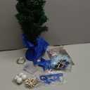 Mini Christmas Tree Small Christmas Tree with LED Lights Ornaments Tabletop Artificial Christmas Decorations Indoor Christmas Decor 24"/60cm (Green)