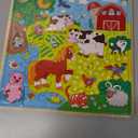 QUOKKA Wooden Farm Puzzles for Kids Ages 3-5  28 Pieces Toddlers Kids Puzzles Ages 4-8 Year Olds | Wood Farm Toys for Children 6-8 yo